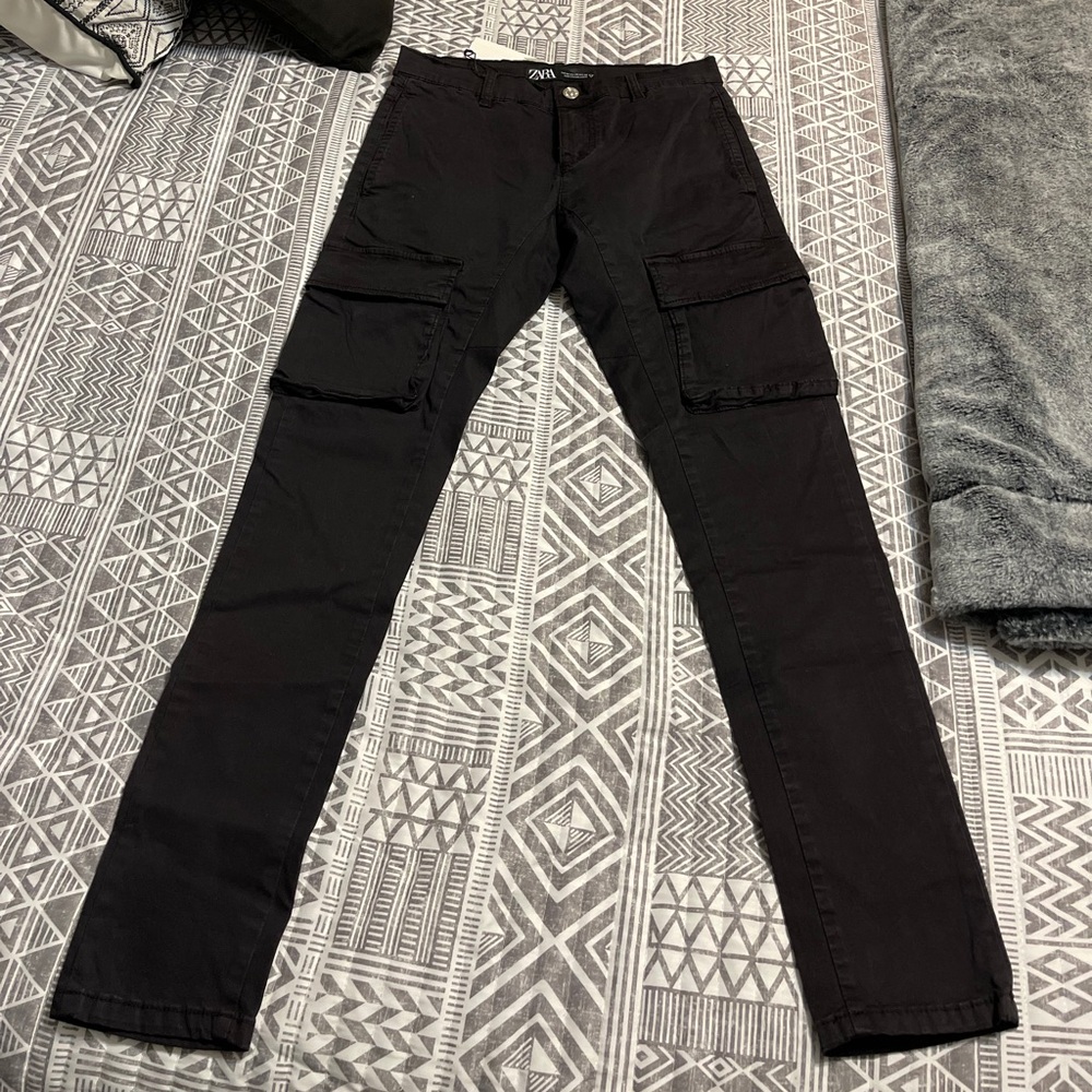 Zara Skinny Cargo Pants